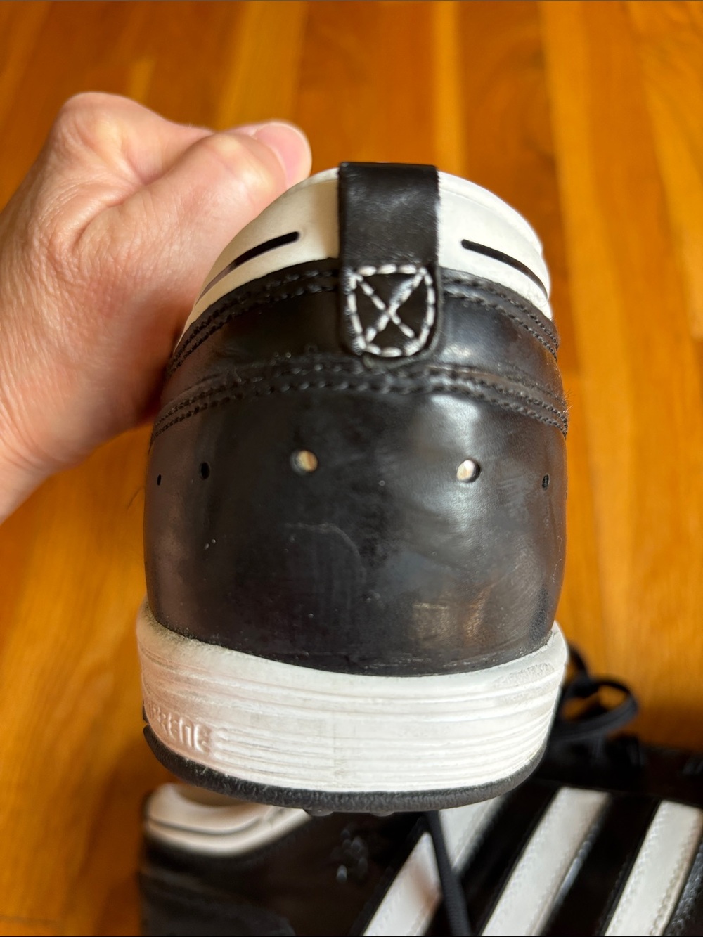 adidas Black and White Men's adiNOVA TRX TF Athletic Soccer Shoes 10.5 - Picture 12 of 13